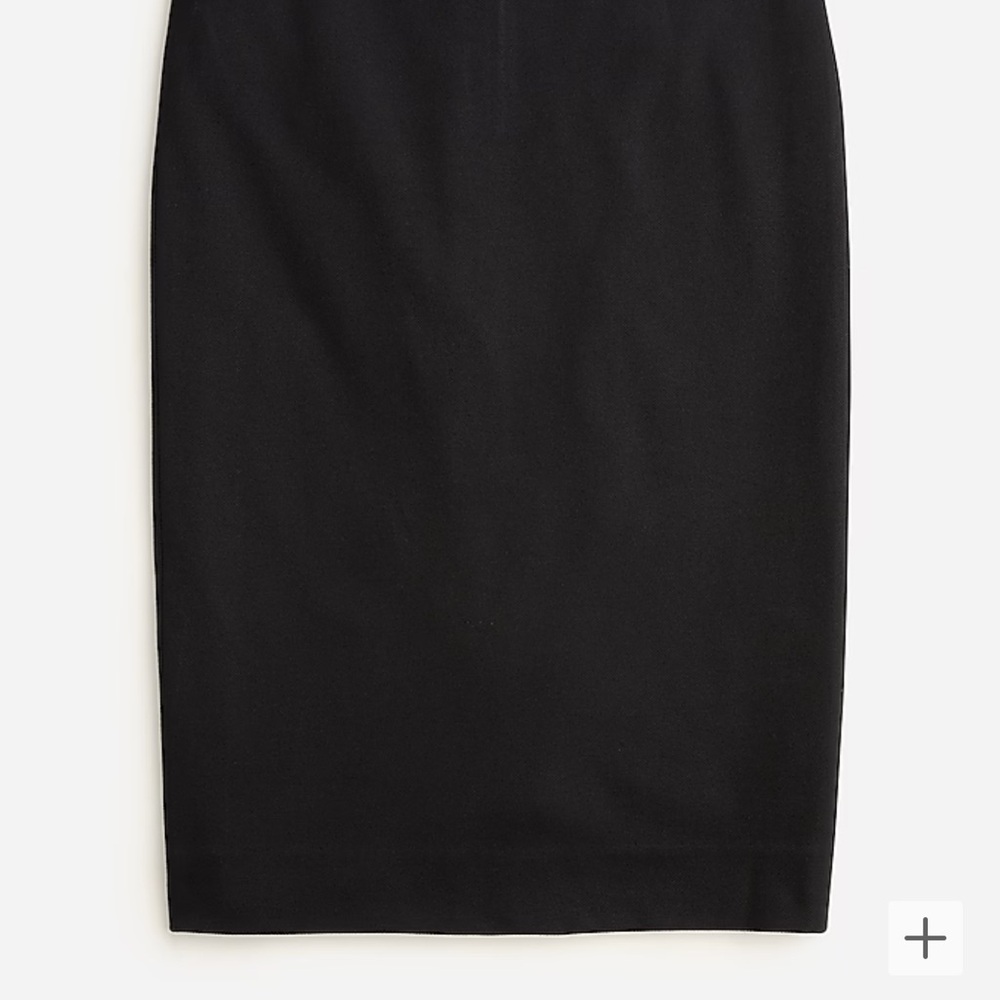J.Crew NWT No. 2 Pencil Skirt Stretch Twill. Black. Size 2 - Picture 11 of 12